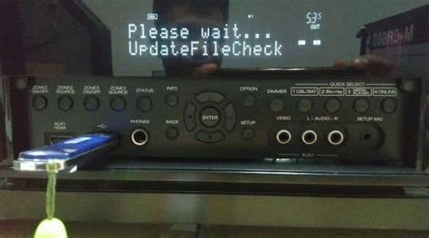 The update can take up to one hour which during the process will render your AVP-A1HDCI AVR-5308CI inoperable. . Denon avr firmware update changelog